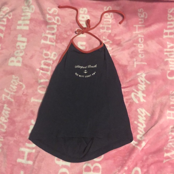 Sexy Tank Top With Open Back & Tie Around Neck - Picture 3 of 8